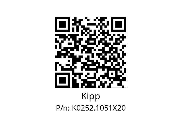   Kipp K0252.1051X20