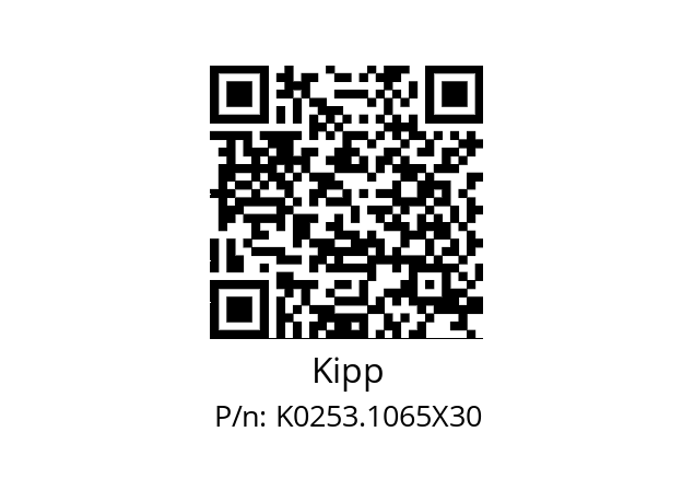   Kipp K0253.1065X30