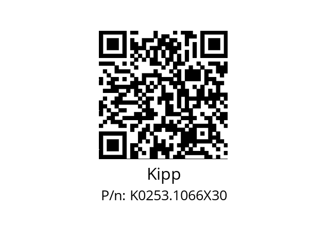   Kipp K0253.1066X30