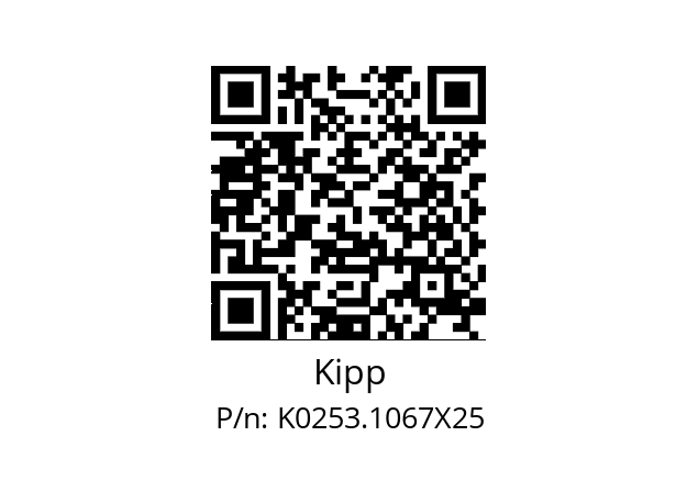   Kipp K0253.1067X25