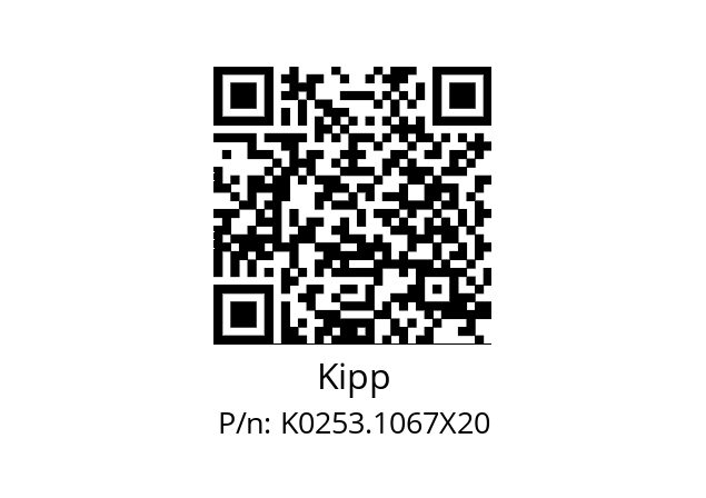   Kipp K0253.1067X20