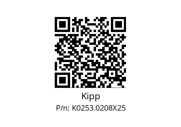   Kipp K0253.0208X25