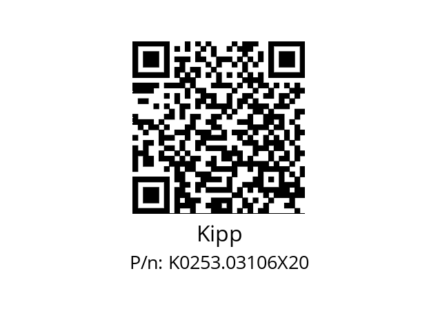   Kipp K0253.03106X20