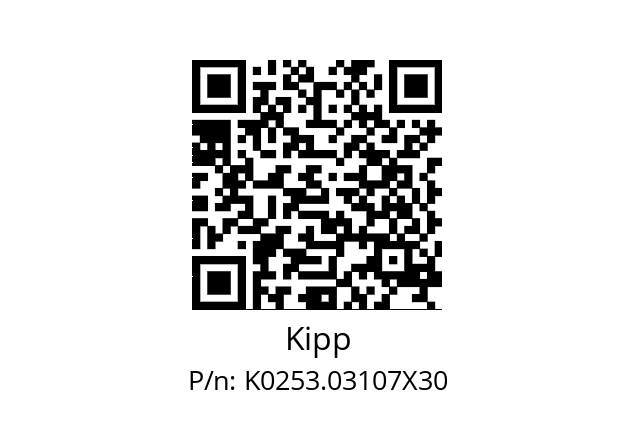   Kipp K0253.03107X30