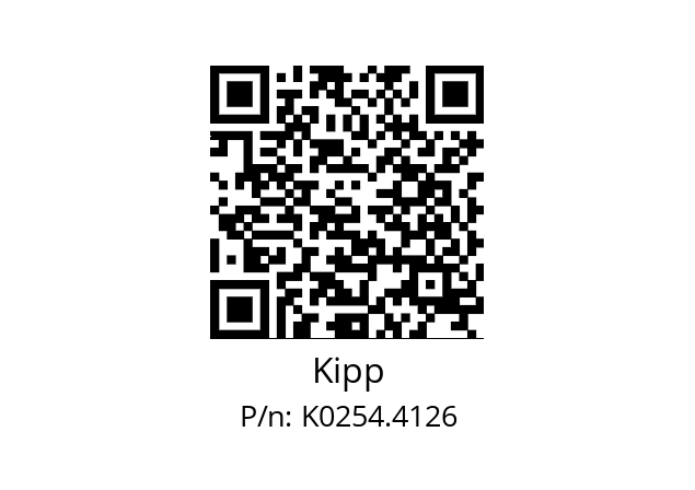   Kipp K0254.4126