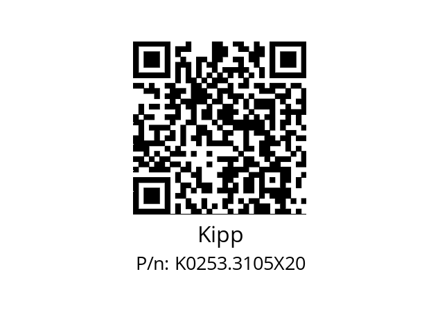   Kipp K0253.3105X20