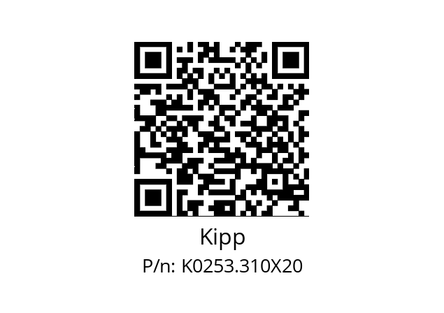   Kipp K0253.310X20