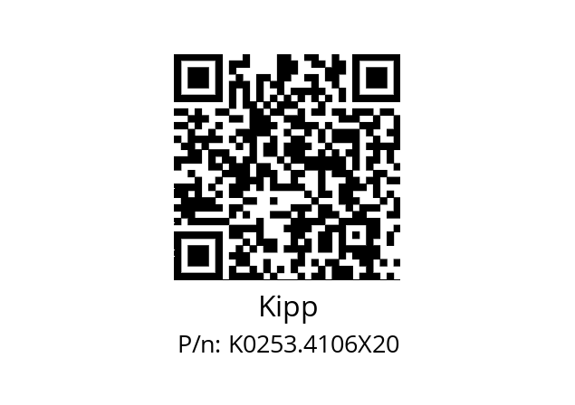   Kipp K0253.4106X20