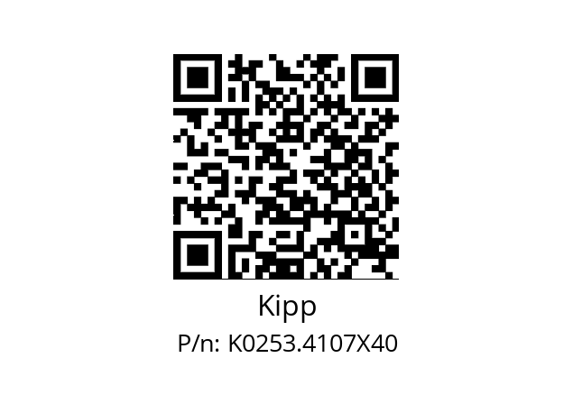   Kipp K0253.4107X40