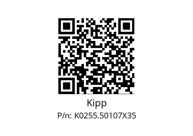   Kipp K0255.50107X35