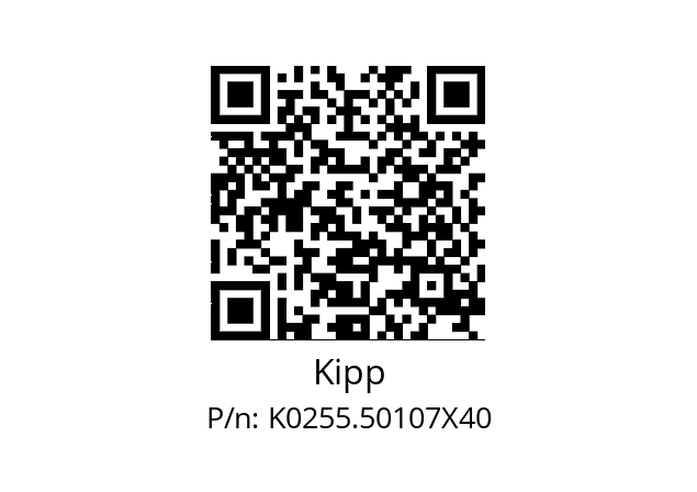   Kipp K0255.50107X40