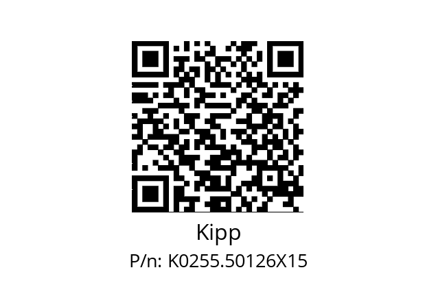   Kipp K0255.50126X15