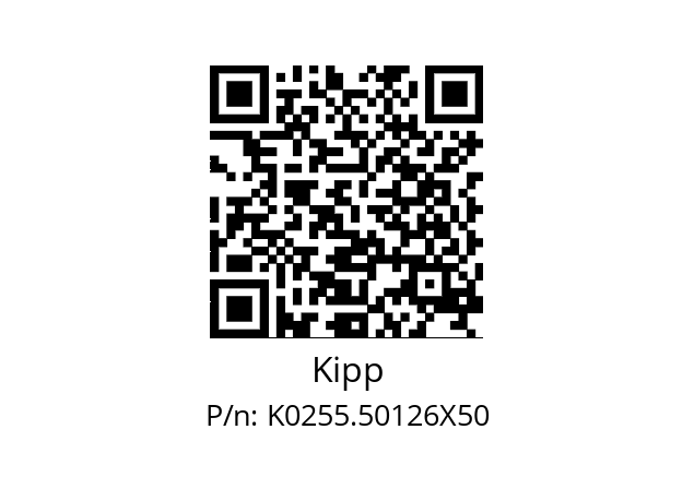   Kipp K0255.50126X50