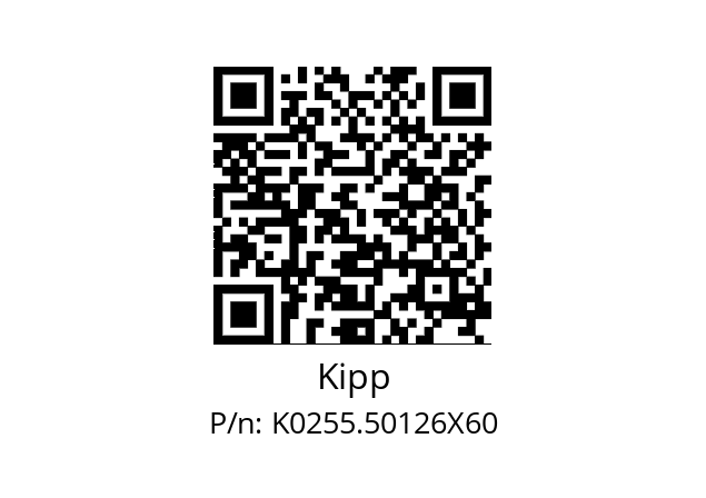   Kipp K0255.50126X60