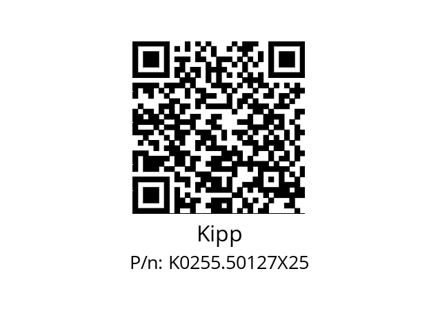   Kipp K0255.50127X25