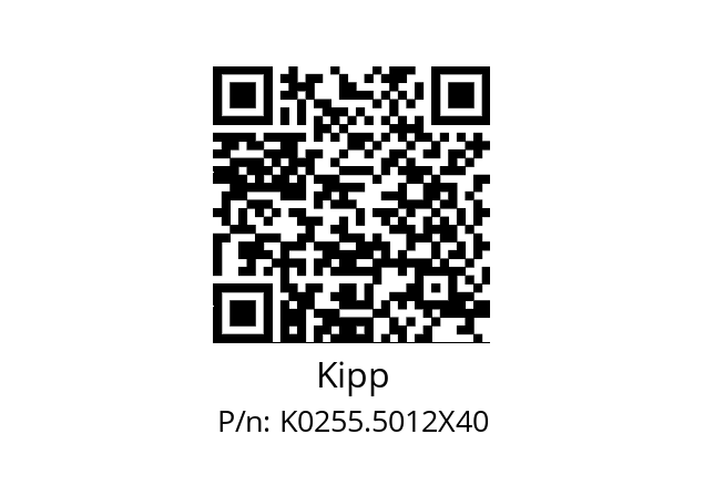   Kipp K0255.5012X40