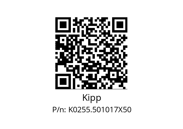   Kipp K0255.501017X50