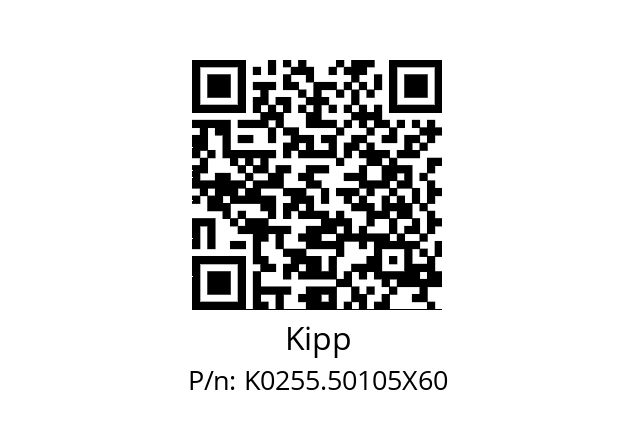   Kipp K0255.50105X60