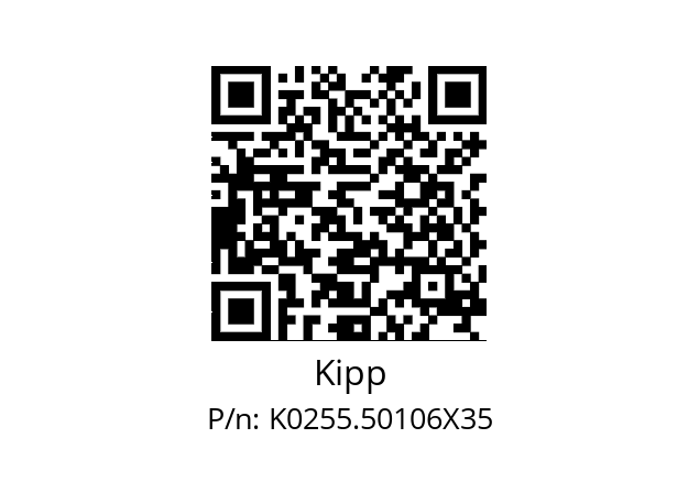   Kipp K0255.50106X35