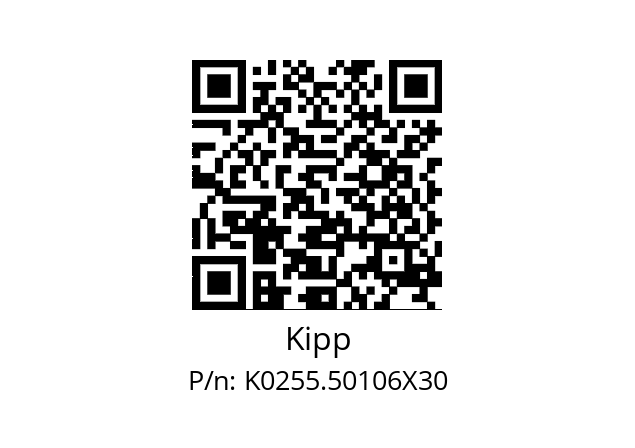   Kipp K0255.50106X30