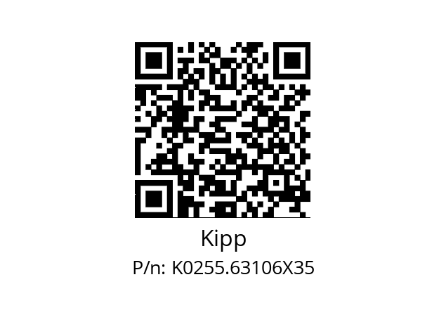   Kipp K0255.63106X35