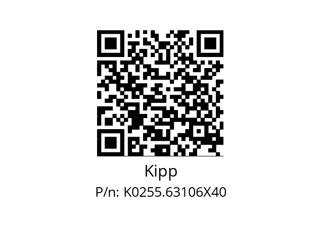   Kipp K0255.63106X40