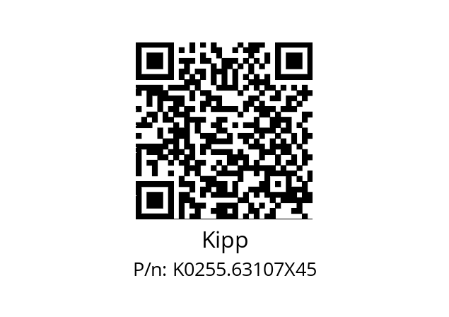   Kipp K0255.63107X45