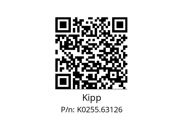   Kipp K0255.63126