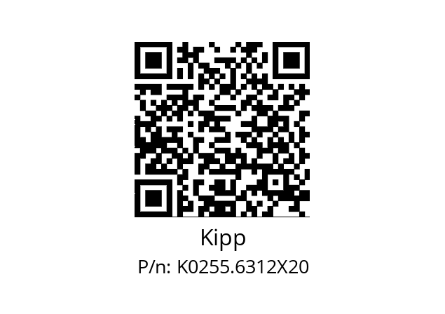   Kipp K0255.6312X20