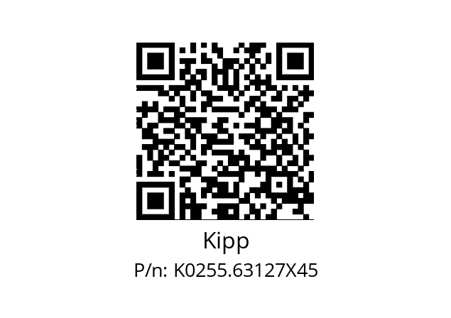   Kipp K0255.63127X45