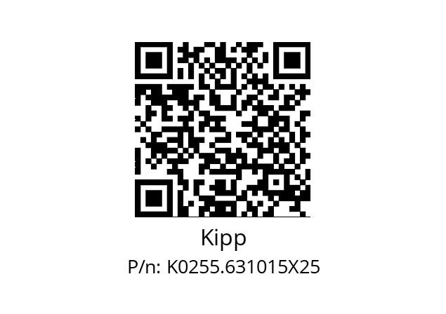   Kipp K0255.631015X25