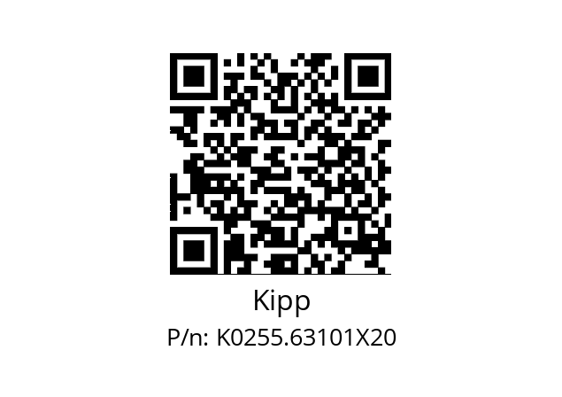   Kipp K0255.63101X20