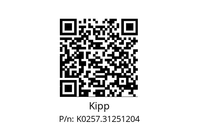   Kipp K0257.31251204