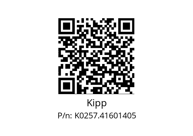   Kipp K0257.41601405