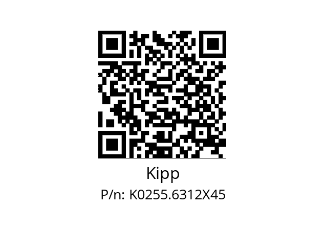   Kipp K0255.6312X45