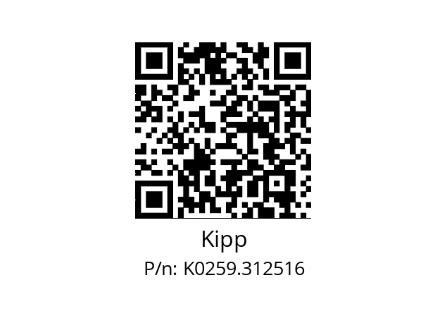   Kipp K0259.312516