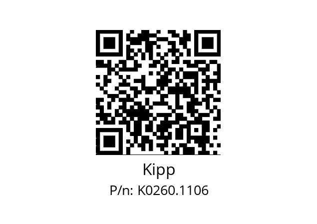   Kipp K0260.1106