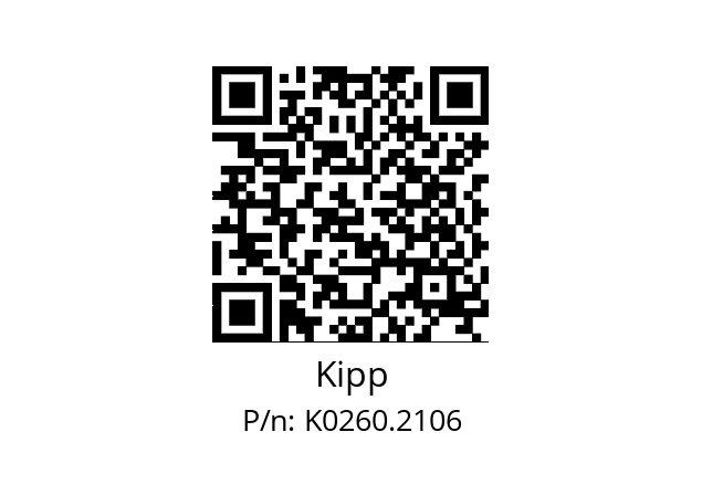   Kipp K0260.2106