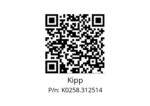   Kipp K0258.312514