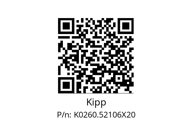   Kipp K0260.52106X20