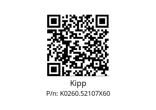   Kipp K0260.52107X60