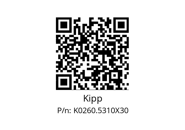   Kipp K0260.5310X30