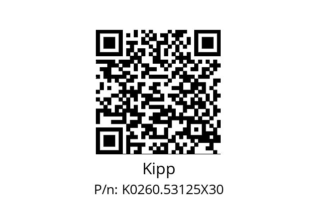   Kipp K0260.53125X30