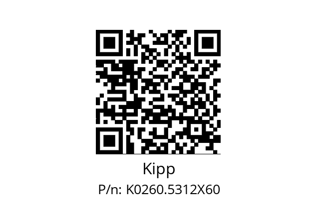   Kipp K0260.5312X60