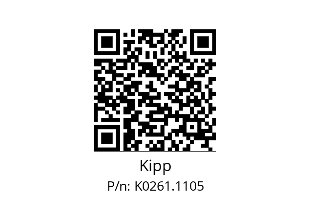   Kipp K0261.1105