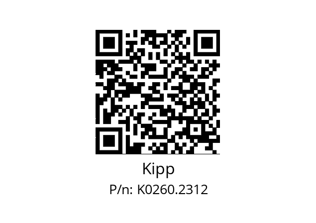   Kipp K0260.2312