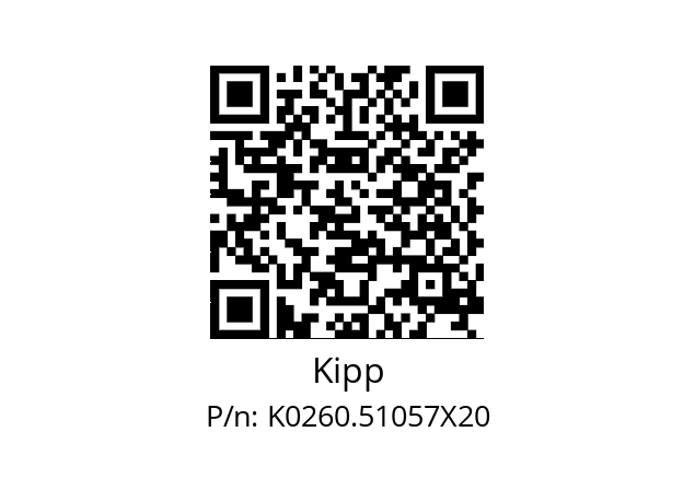   Kipp K0260.51057X20