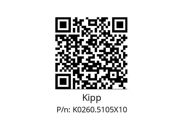   Kipp K0260.5105X10