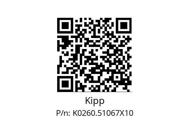   Kipp K0260.51067X10