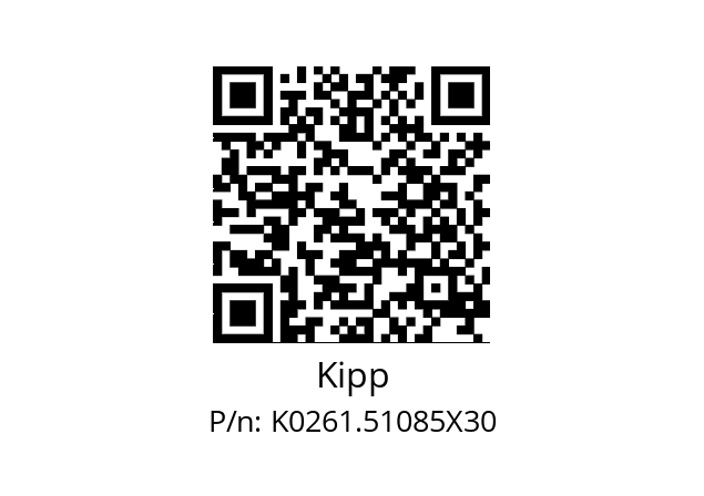   Kipp K0261.51085X30